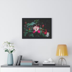 Fuschia Framed Horizontal Poster